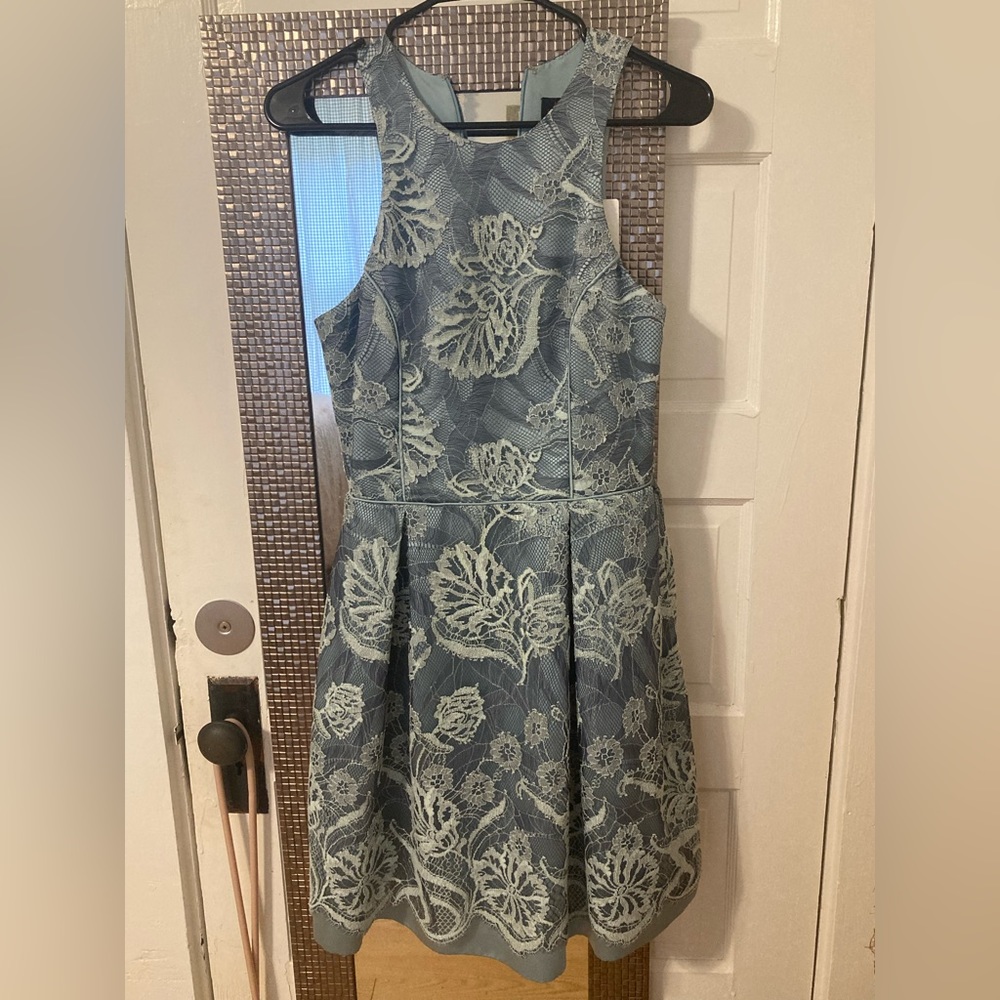 Lace Seafoam Designer Dress